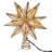 Kurt Adler's 10-Light LED 15-Point Gold Sputnik Capiz Tree Topper