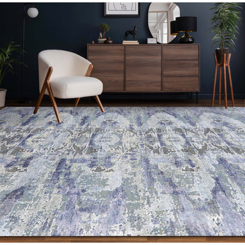Abstract Area Rug, Rectangle 8' x 10'