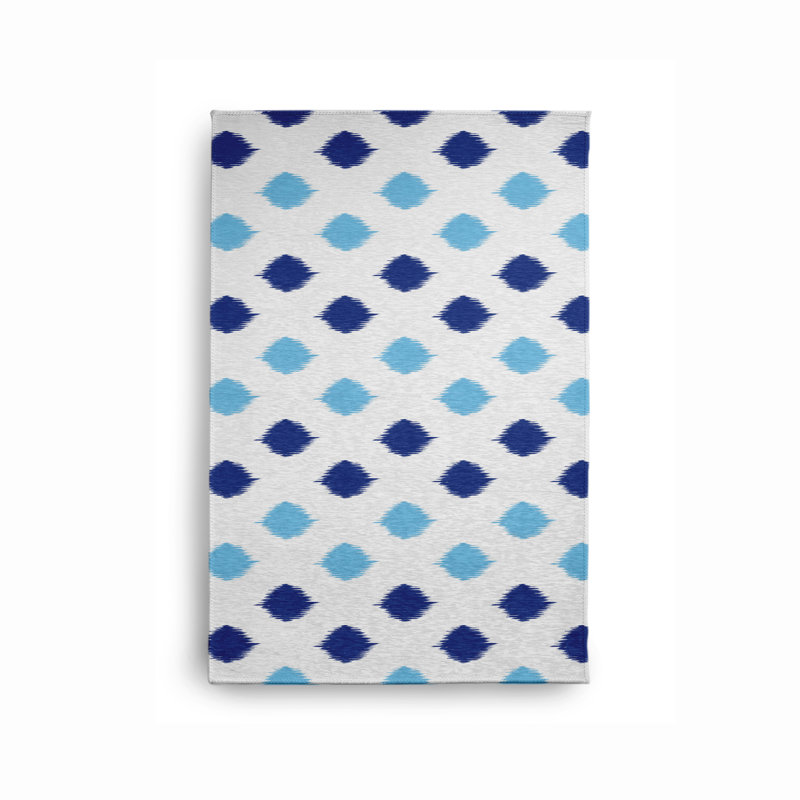 Winooski Chenille Polka Dots Indoor Rug, Rectangle 3' x 5'