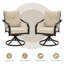 Chaise de patio avec coussin