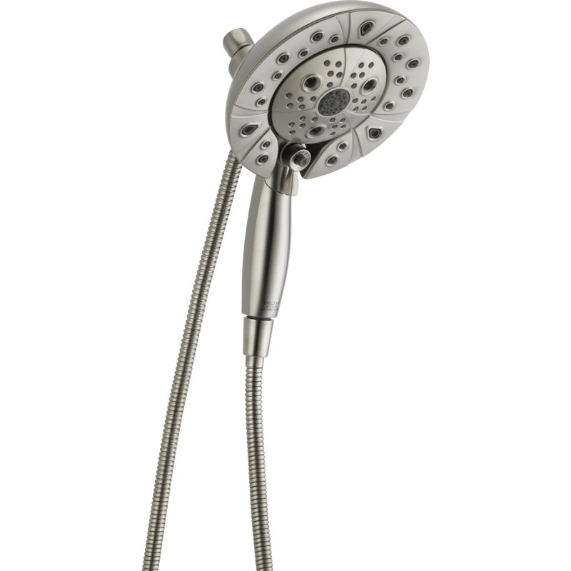 Pomme de douche universelle avec technologie H2Okinetic, Acier inoxydable Brilliance