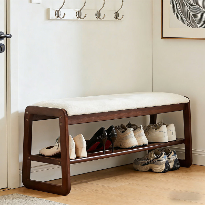 Premium Wooden Shoe Cabinet For Home, 39.4" H x 16.5" W x 14" D