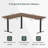 Electric Height Adjustable L Shaped  Home Office Table-243385529