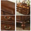 Nut-brown Solid Wood Rectangular Dressers & Chests
