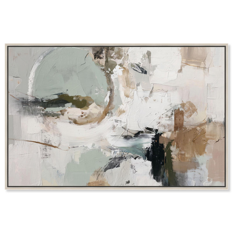 "Misty Forms III", reproduction d'art sur toile par Art Remedy, cadre argenté, 45 x 30, H 31 po x l 46 po, Cadre argenté
