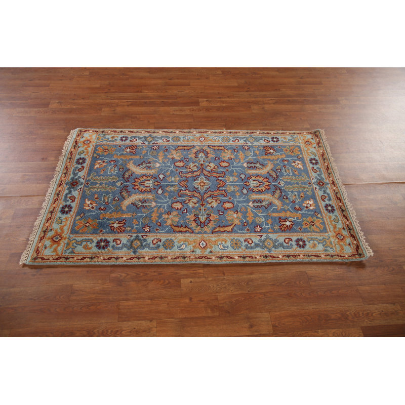 Tapis oriental bleu 3x5