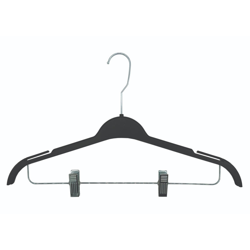 Plastic Hangers With Clips for Dress/Shirt/Sweater