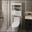 Au-dessus de l'armoire de toilette Jozz, blanc