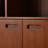 Solid wood floor bookcase display cabinet