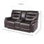 Causeuse inclinable en cuir Aonghus-466734697