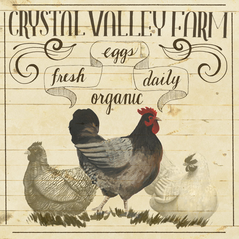Animal Farm Collection II by Grace Popp - Wrapped Canvas Print, 51cm H x 51cm W