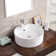 Karran Valera 18 In. Vitreous China Round Vessel Bathroom Sink With Overflow Drain