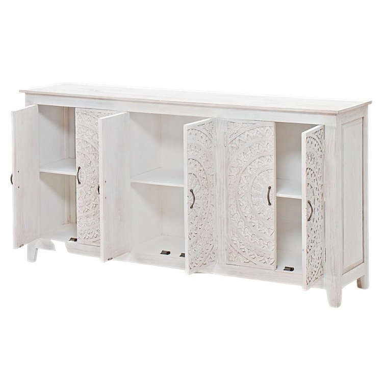 Beautiful! Stanly SideBoard In Heritage White 54”W x 17 1/2”D X 32”H for  Sale in West Babylon, NY - OfferUp