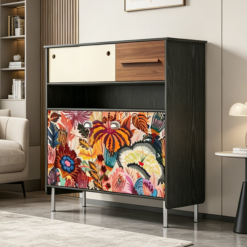 French Retro Style Accent Cabinet