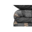 Ensemble de housse de courtepointe luxueuse, anthracite et or, 94,5 po x 86,6 po | 65% coton / 35% polyester, lavable à la machine, 120 fils au pouce, housse de couette à boutons et enveloppes (2 pièces) | Élégante literie améliorée