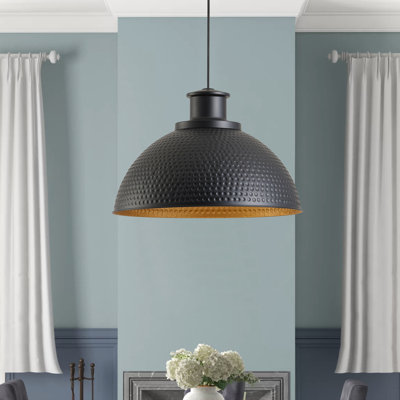 Luminaire suspendu rétro 1 lumière E26 60W 20,08 pouces
