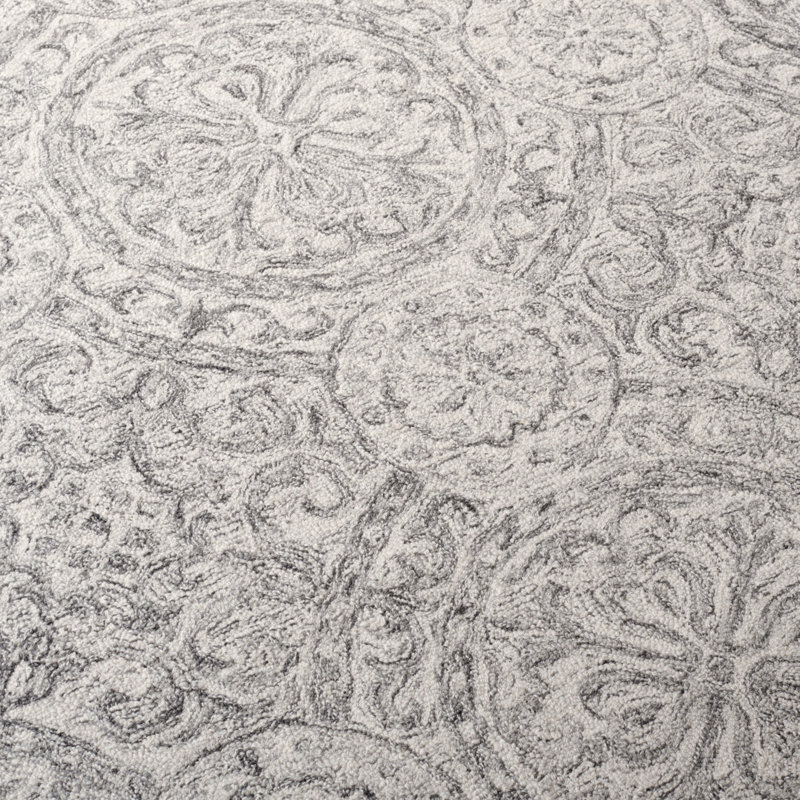 Lauren Ralph Lauren Hand Tufted Wool Damask Rug, Rectangle 5' x 8'