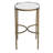 Martha Stewart Lia Mirrored Top Oval Accent Table