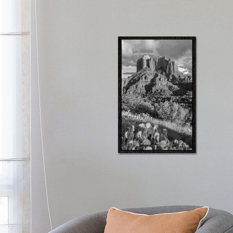 Cathedral Rock, Coconino National Forest, Arizona by Tim Fitzharris - Gallery-Wrapped Canvas Giclée on Canvas, Black Framed