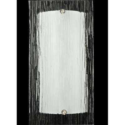 Applique murale encastrée 1 lumière Quadrato Mist