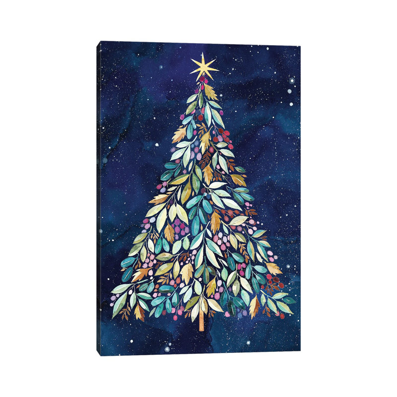 Starry Holiday - reproduction d'art murale - toile tendue