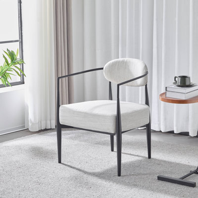 Fauteuil d'appoint rembourré Mid-Century