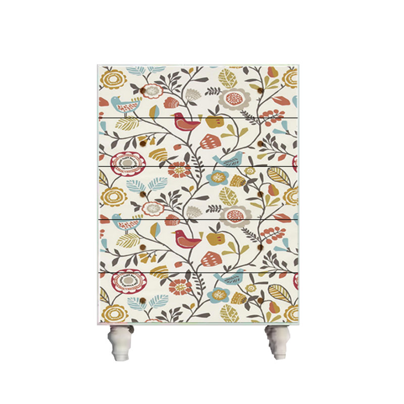 Modern Five-Drawer Accent Chest Sideboard