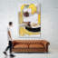 Reproduction d'art sur toile géante, "Lines Textes In Early Spring Ii", 84 po x 54 po-59973216