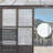 All Season Sunroom, Outdoor Permanent Wall Mounted Solarium With Detachable Polycarbonate Windows, Aluminum Lean To Sun Room With 2 Lockable Sliding Doors-119307015