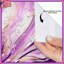 Rideaux de douche mauves à motif abstrait tourbillon mauve-1660864953