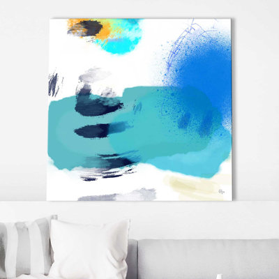 «Dream with Me II» par Ruth Fromstein - peinture sur toile à cadre flottant