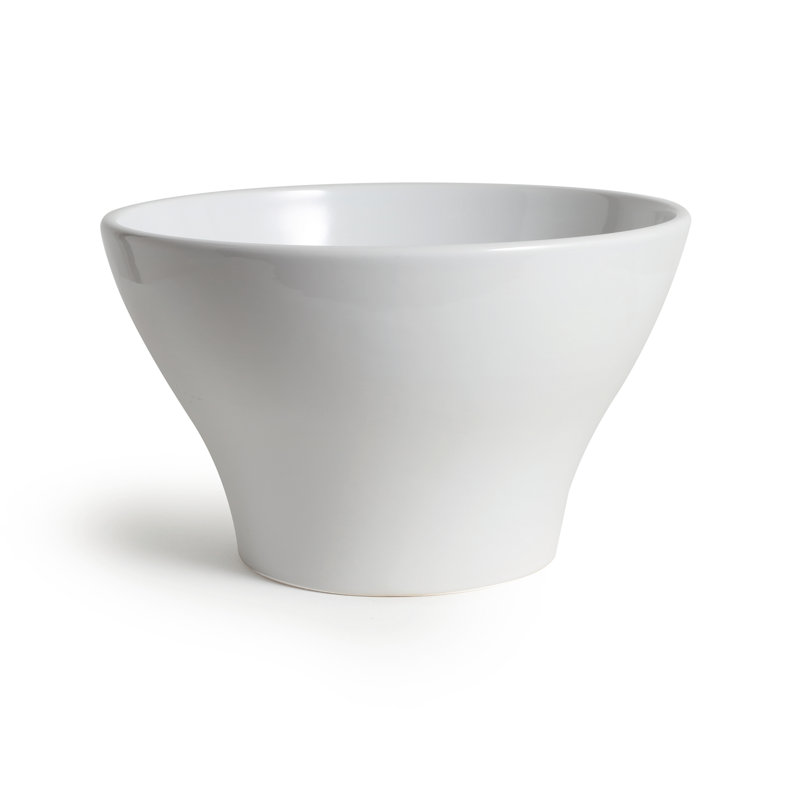WS Bath Collections Deco 15'' Ceramic Circular Bathroom Sink, Natura