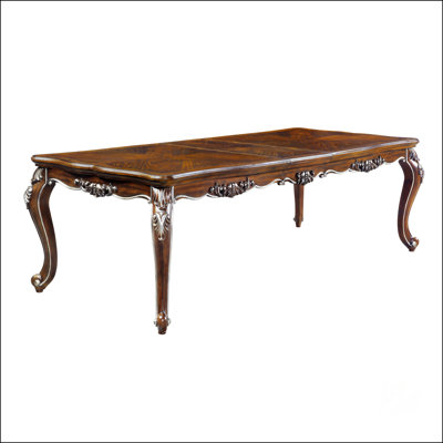 Antique Oak Finish Dining Table