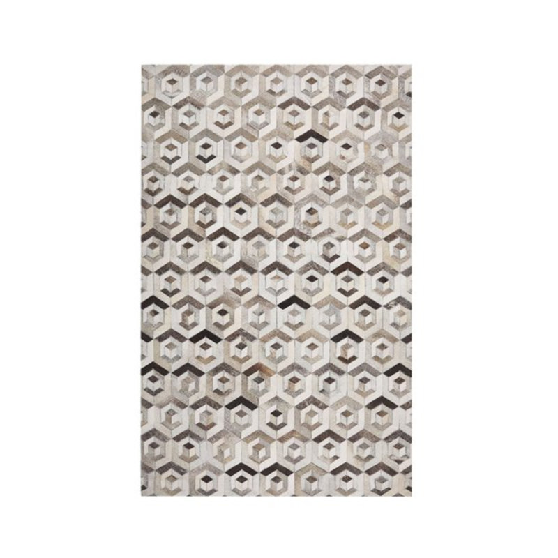 Yorkshire Geometric Hand Woven Area Rug, Rectangle 140 x 200cm