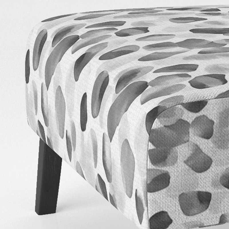 Fauteuil de chambre Abstract, Pantoufle sans accoudoirs