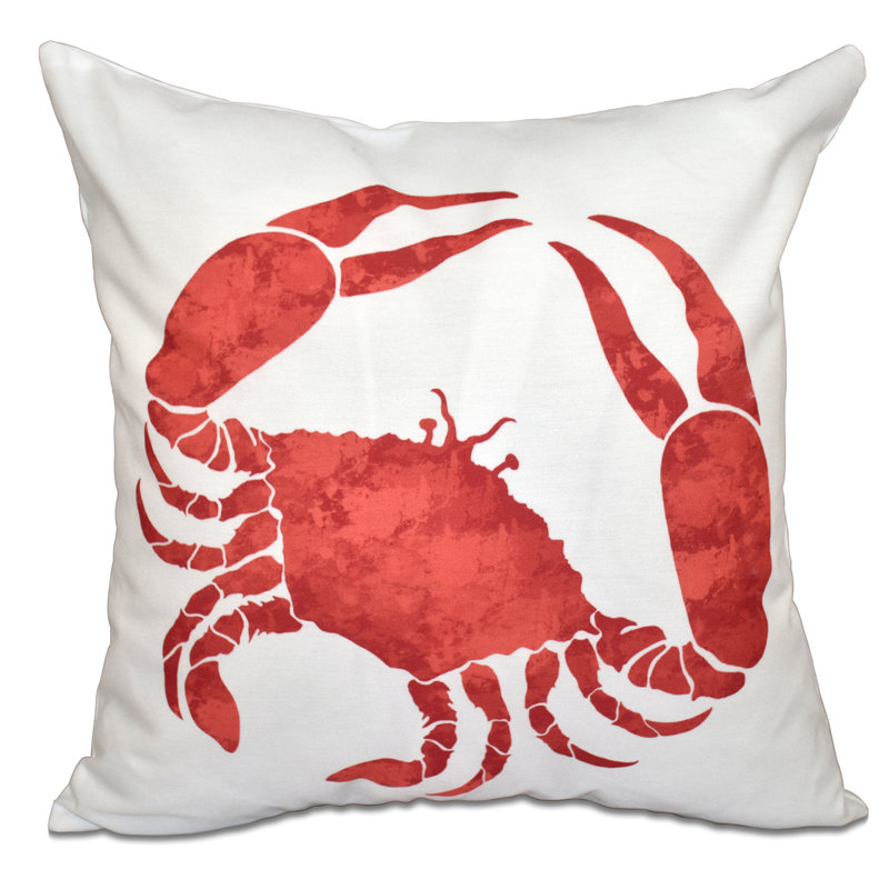 Housse de coussin d'extérieur carré Beach Insert, 20 po x 20 po, Corail