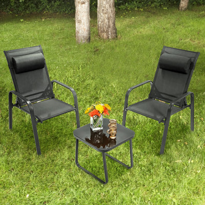 Premium All-Weather Wicker Outdoor Folding Dining Armchair