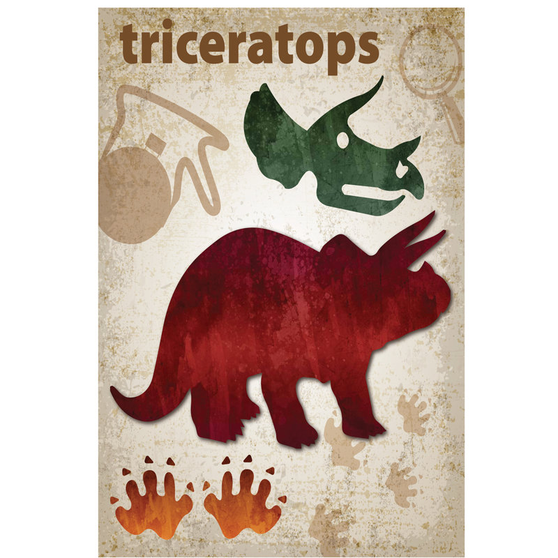 Adhésif décoratif dinosaures-04 ', H 40 x l 28 po x P 1 po, Papier