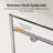 68"-72"W x 76"H Frameless Sliding Shower Door with 3/8" SGCC Tempered Glass,304 Stainless Steel Hardware-124637936