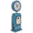 Analogue Metal Quartz Movement / Crystal Tabletop Clock in Blue