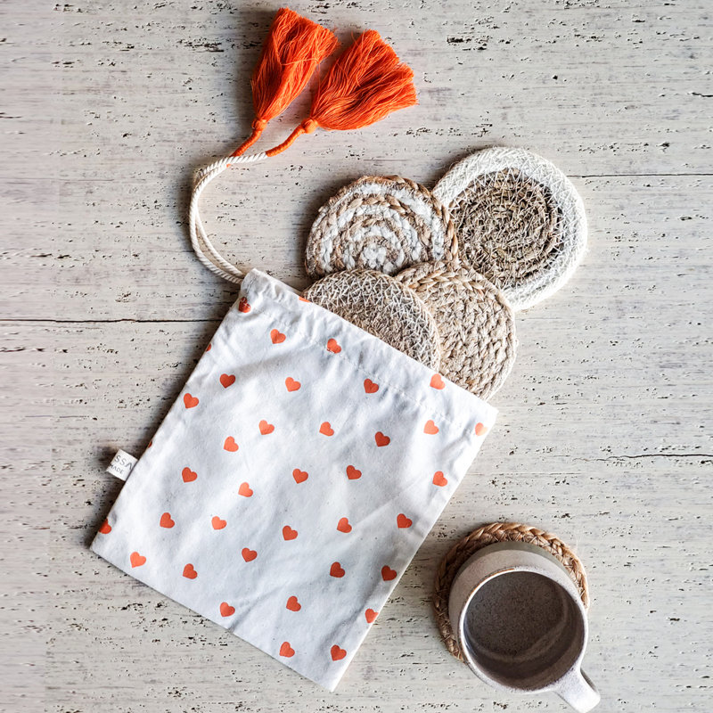 Round 4 Piece Coaster Set