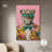 Refined Roar I Canvas Pink Pop Wall Art-1491301188-1491301189