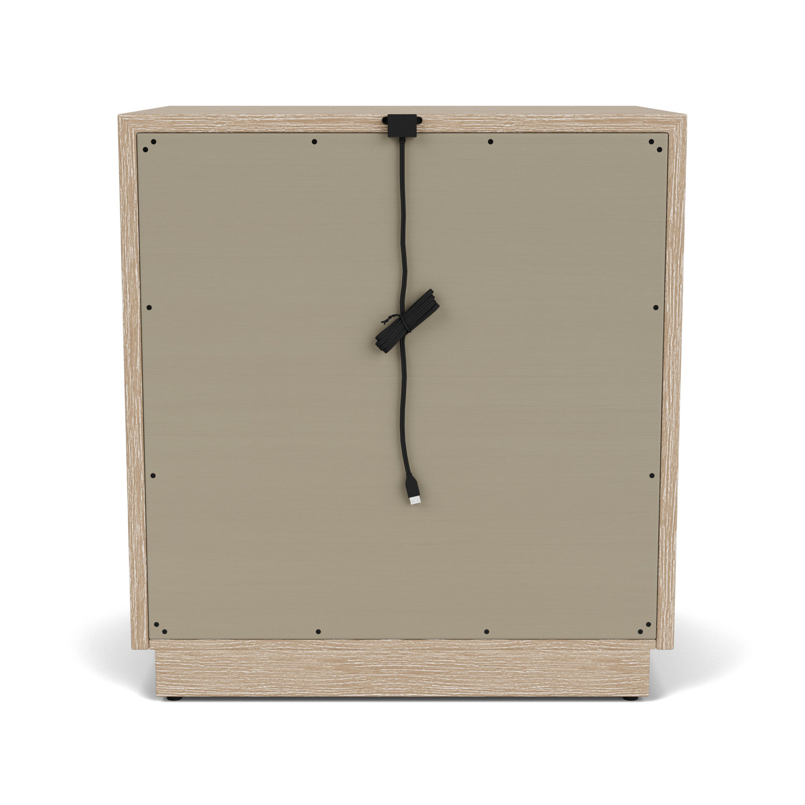 Light Oak Two Drawer Nightstand