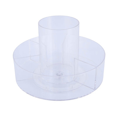 Wayfair Basics® Aldora 5-Compartment 360 Degree Rotating Countertop Organizer Storage