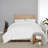 Vue Elements Larking Solid Seersucker 3 Piece 100% Cotton Duvet Set -412190724-412190725