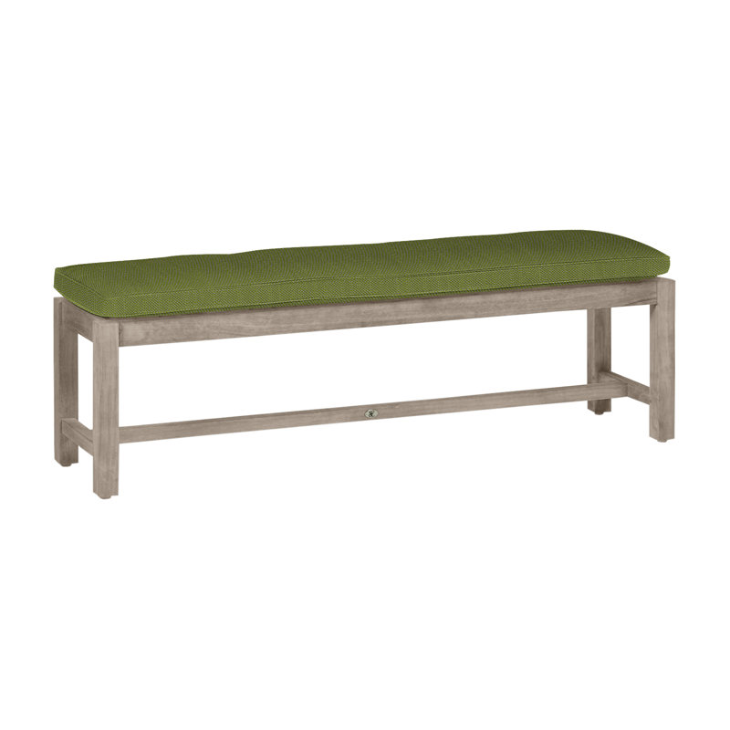 Banc sans dossier Club Teak - Huître, Huître teck, Welt, Forêt de lin