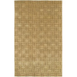 Aadi Geometric Wool Tan Area Rug