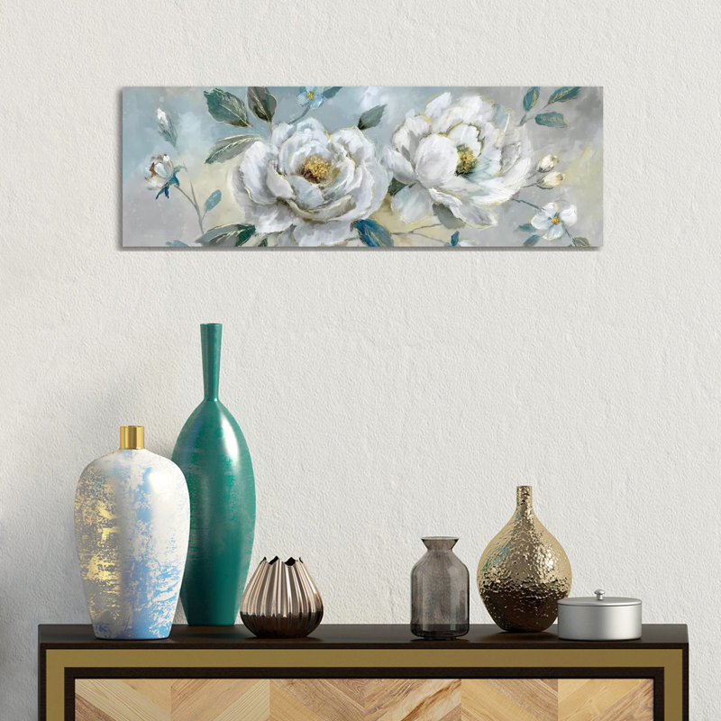 Darling Duo by Nan - Wrapped Canvas Panoramic Painting, 30.48 cm H x 91.44 cm W x 1.91 cm D
