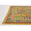 Tapis de zone en laine 3 pi 2 po x 6 pi 4 po one-of-kind à la main noué la Lorain