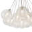 Lonzel 13-Light Dimmable Glass Cloud Bubble Chandelier
